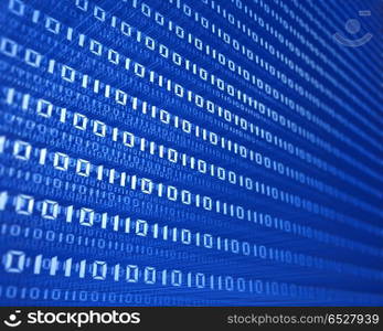 Software code graphic background 3d rendering. Software code. Generic 3d rendering font graphic background
