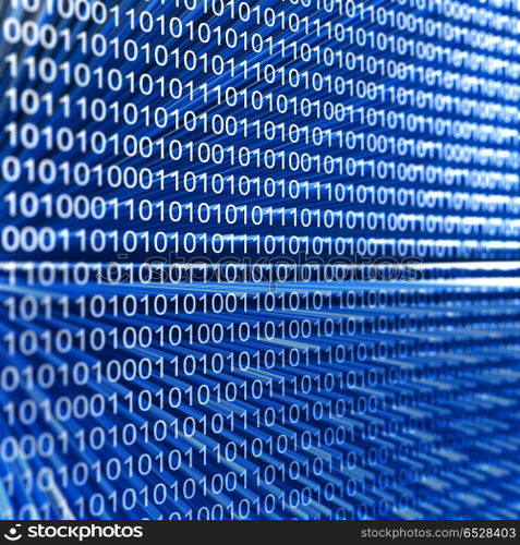 Software code graphic background 3d rendering. Software code. High resolution 3d render graphic background