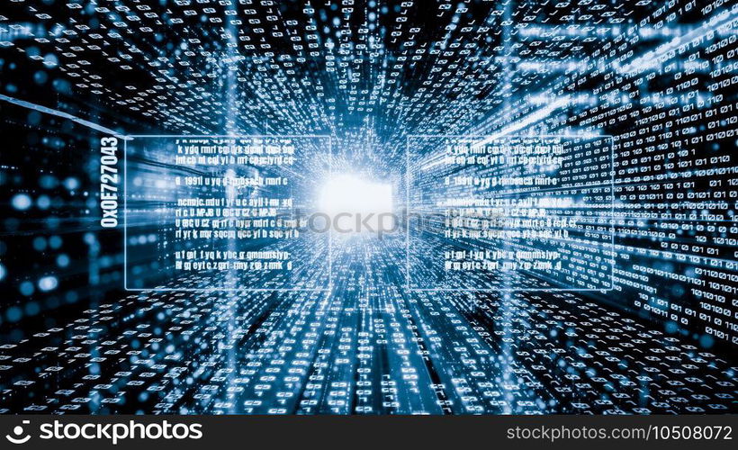 Software development, application programming code and tacit computer coding . Concept of smart digital transformation and technology disruption that changes global trends in new information era .. Software development, application programming code and tacit computer coding