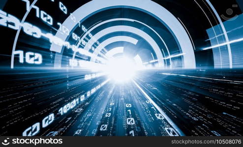 Software development, application programming code and tacit computer coding . Concept of smart digital transformation and technology disruption that changes global trends in new information era .. Software development, application programming code and tacit computer coding