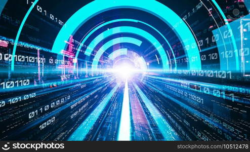 Software development, application programming code and tacit computer coding . Concept of smart digital transformation and technology disruption that changes global trends in new information era .. Software development, application programming code and tacit computer coding