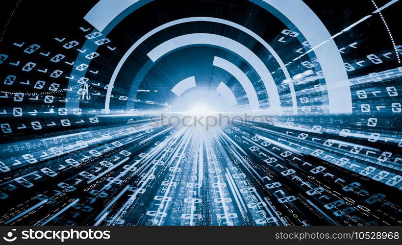 Software development, application programming code and tacit computer coding . Concept of smart digital transformation and technology disruption that changes global trends in new information era .. Software development, application programming code and tacit computer coding