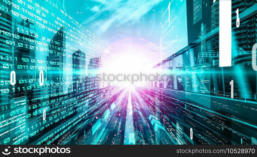Software development, application programming code and tacit computer coding . Concept of smart digital transformation and technology disruption that changes global trends in new information era .. Software development, application programming code and tacit computer coding