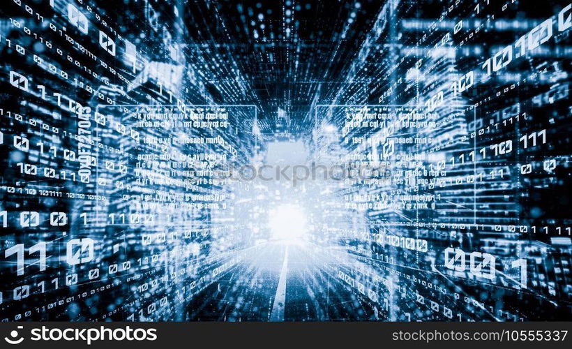 Software development, application programming code and tacit computer coding . Concept of smart digital transformation and technology disruption that changes global trends in new information era .. Software development, application programming code and tacit computer coding