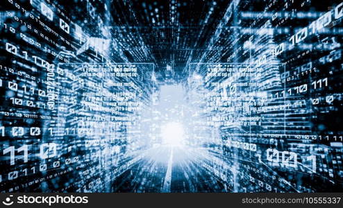 Software development, application programming code and tacit computer coding . Concept of smart digital transformation and technology disruption that changes global trends in new information era .. Software development, application programming code and tacit computer coding
