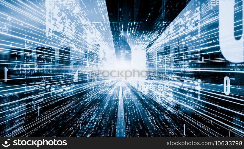 Software development, application programming code and tacit computer coding . Concept of smart digital transformation and technology disruption that changes global trends in new information era .. Software development, application programming code and tacit computer coding