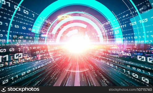 Software development, application programming code and tacit computer coding . Concept of smart digital transformation and technology disruption that changes global trends in new information era .. Software development, application programming code and tacit computer coding