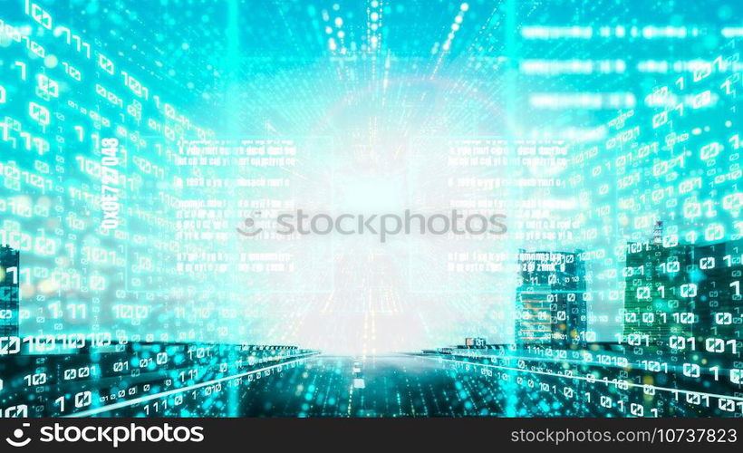 Software development, application programming code and tacit computer coding . Concept of smart digital transformation and technology disruption that changes global trends in new information era .. Software development, application programming code and tacit computer coding