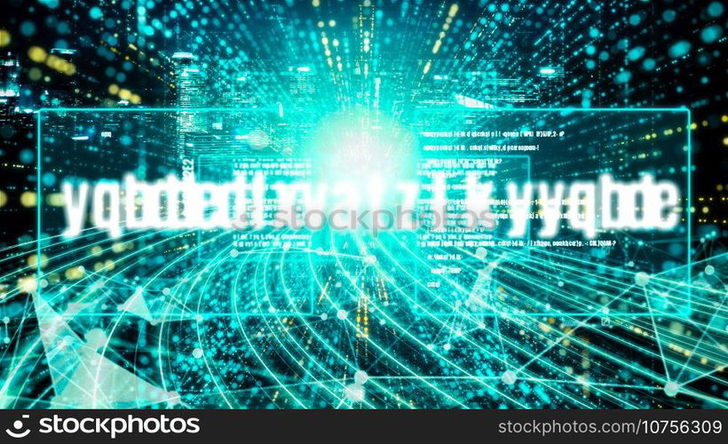 Software development, application programming code and tacit computer coding . Concept of smart digital transformation and technology disruption that changes global trends in new information era .. Software development, application programming code and tacit computer coding