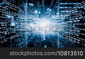 Software development, application programming code and tacit computer coding . Concept of smart digital transformation and technology disruption that changes global trends in new information era .. Software development, application programming code and tacit computer coding