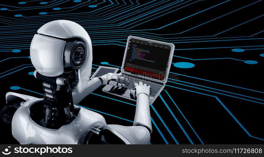Software development programming on computer screen for modish application and program coding. Software development programming on computer screen for modish application