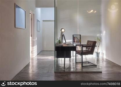 Soho office interior with loft style interior design