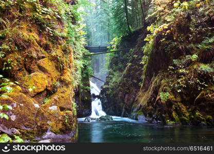 Sol Duc. Sol Duc waterfall