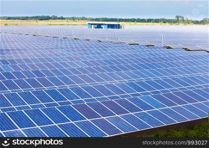 Solar cell farm for green energy