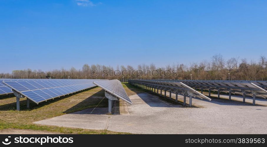 Solar panels to produce energy in an environmentally friendly manner