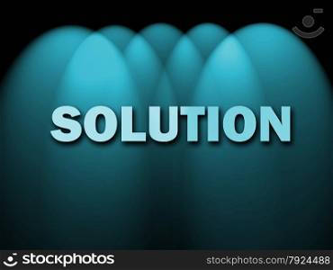 Solution Words Showing Achievement Resolution Solving And Solved