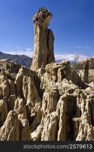 Sombrero de la Dama (Lady&rsquo;s Hat) on the Valle de la Luna (Valley of the Moon) near La Paz in Bolivia.