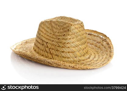 Sombrero isolated on white background. straw hat