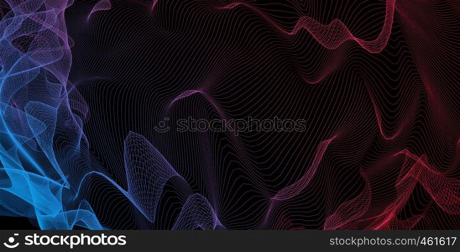 Soothing Energy Background with Pattern Line Design Concept. Soothing Energy Background