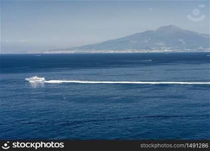 Sorrento, Naples, Campania, Italy: view of the coast at summer