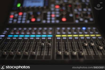 Sound panel for working in the studio and on TV projects. online streaming