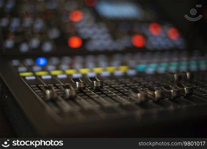 Sound panel for working in the studio and on TV projects. online streaming