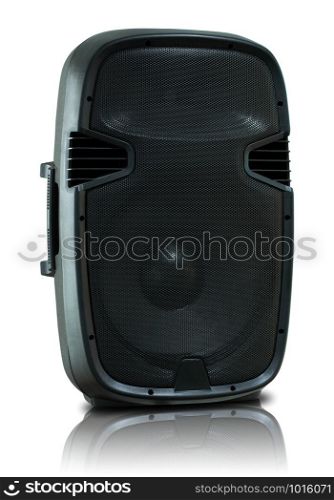 sound speaker isolated on white background