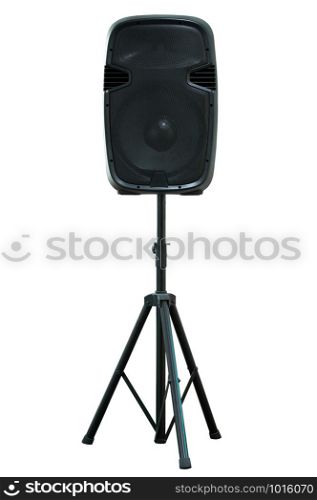 sound speaker isolated on white with clipping path