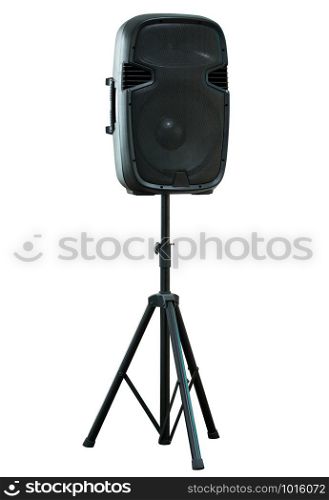 sound speaker isolated on white with clipping path
