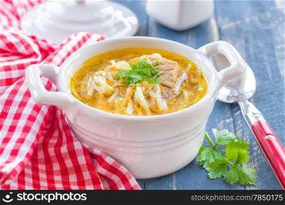 Soup with pasta
