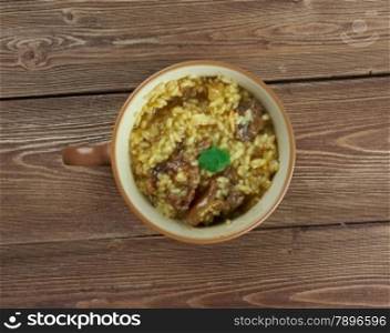 Soupe Courte - French thick soup of lamb