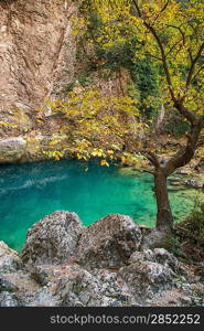 Source in Fontaine-de-Vaucluse, France