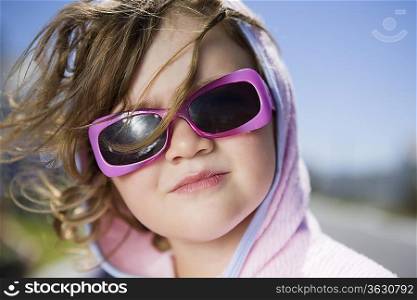 South Africa, Cape Town, girl in sunglasses, portrait