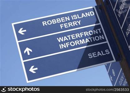 South Africa,Cape Town,Victoria And Albert Waterfront Sign