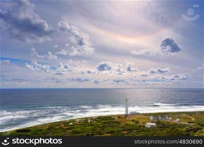 South Africa landscape, beacon on the Cape of Good Hope, famous touristic place, beautiful panorama of Atlantic Ocean&#xA;