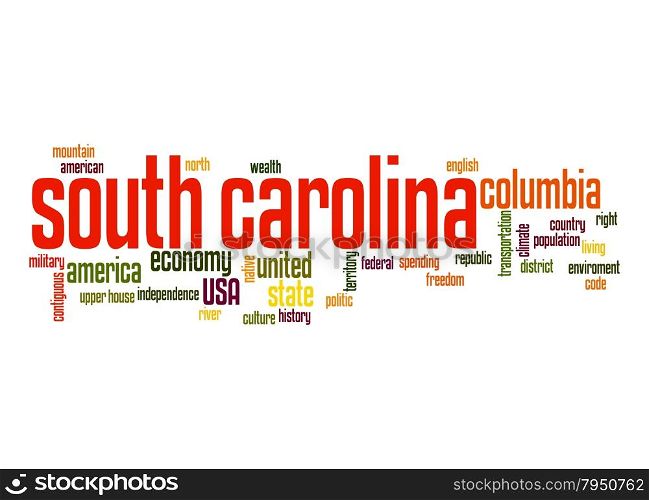 South Carolina word cloud