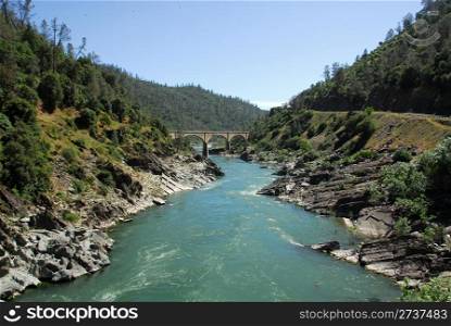 South fork of the American River in the Gold Country near Auburn, California