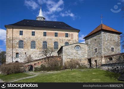 South Wing Akershus Castle and Maiden Tower. Oslo. Norway