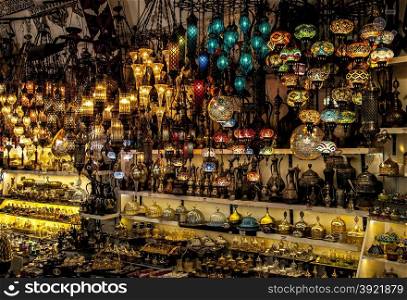Souvenir shop in the Grand Bazaar, Istanbul