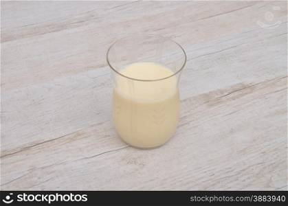 Soy milk in glass