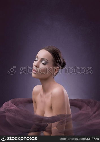 Spa bath of a female beauty