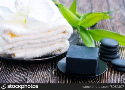 SPA objects on a table, objects for massage