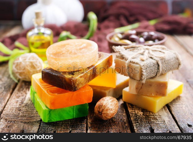 spa objects on a table, stock photo