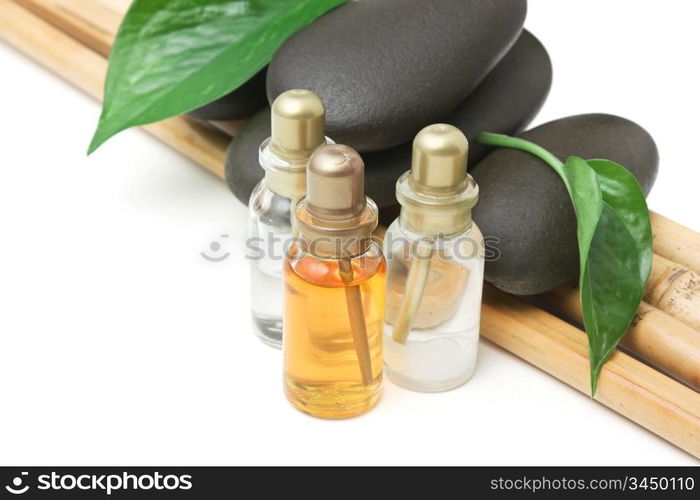 Spa still life isolated on white background