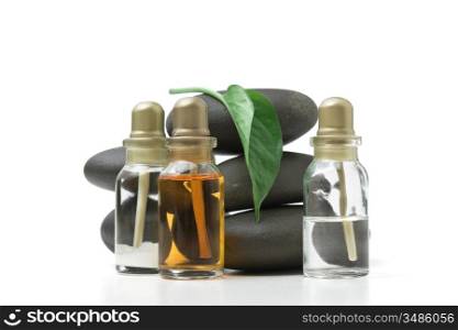 Spa still life isolated on white background