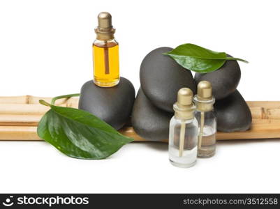 Spa still life isolated on white background