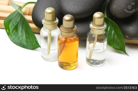 Spa still life isolated on white background