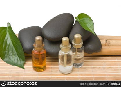 Spa still life isolated on white background