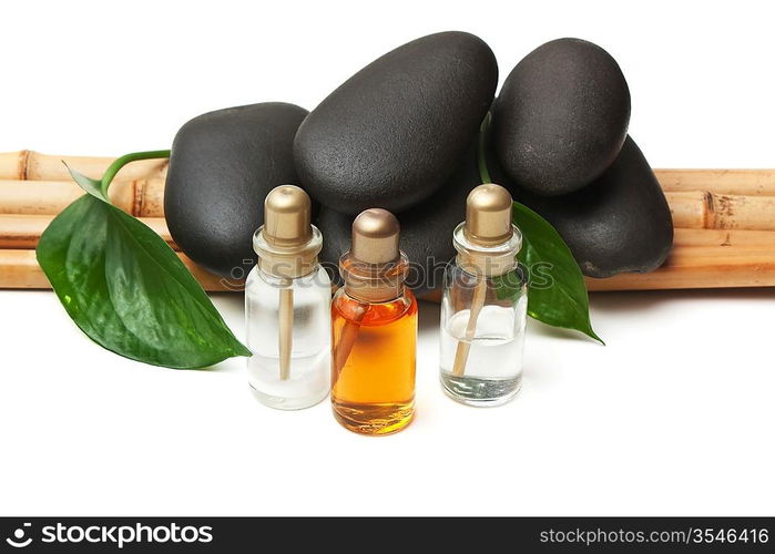 Spa still life isolated on white background