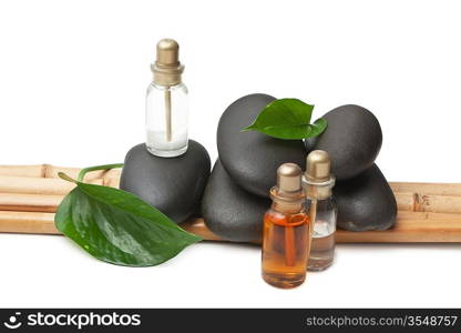 Spa still life isolated on white background